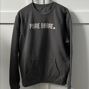 Pure Barre Charcoal Sweatshirt with Pocket